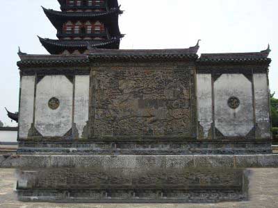 松江明砖雕照壁
